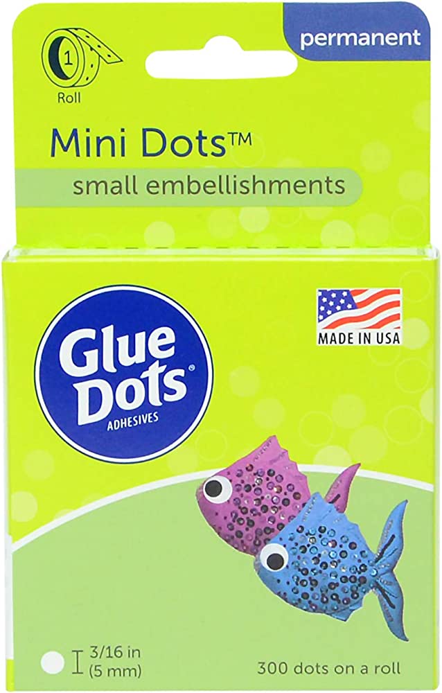 glue dots clear dot roll - mini